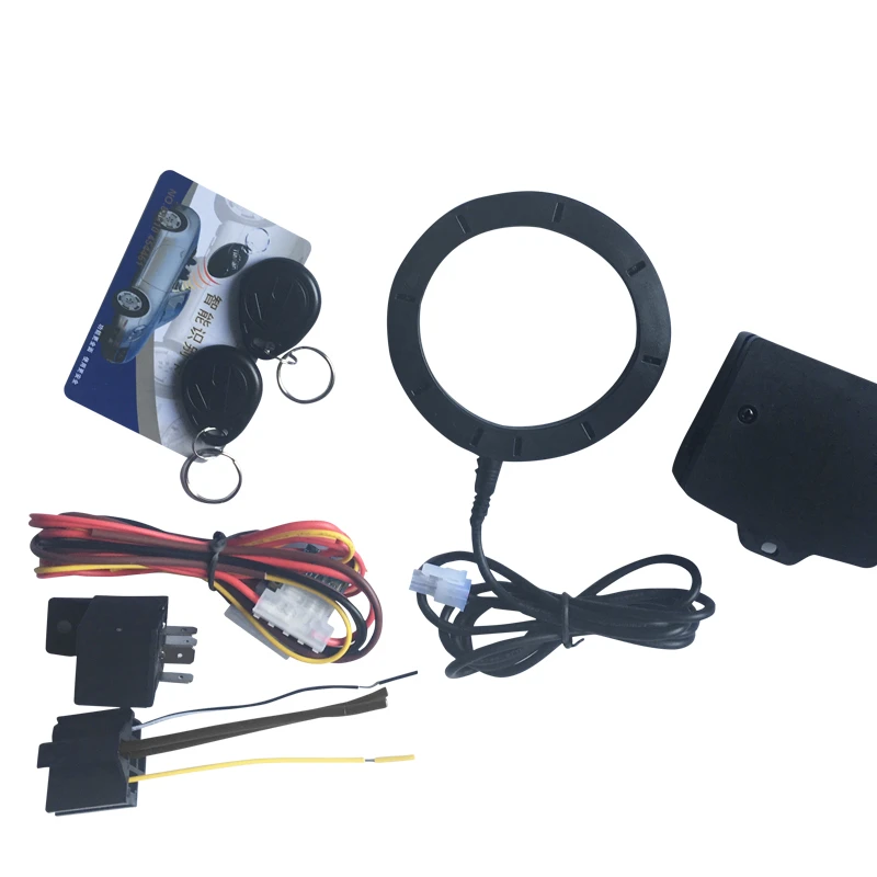 RFID Car Alarm System Immobilizer 12V Keyless Entry Start Push Button