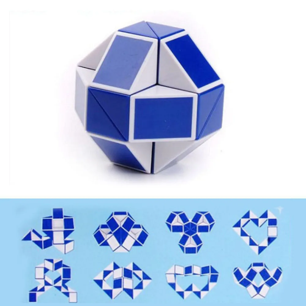 

New Cool Snake 3D Puzzle Magic Variety Popular Twist Transformable Puzzle Creative Educational Learning Kids Toys For Children
