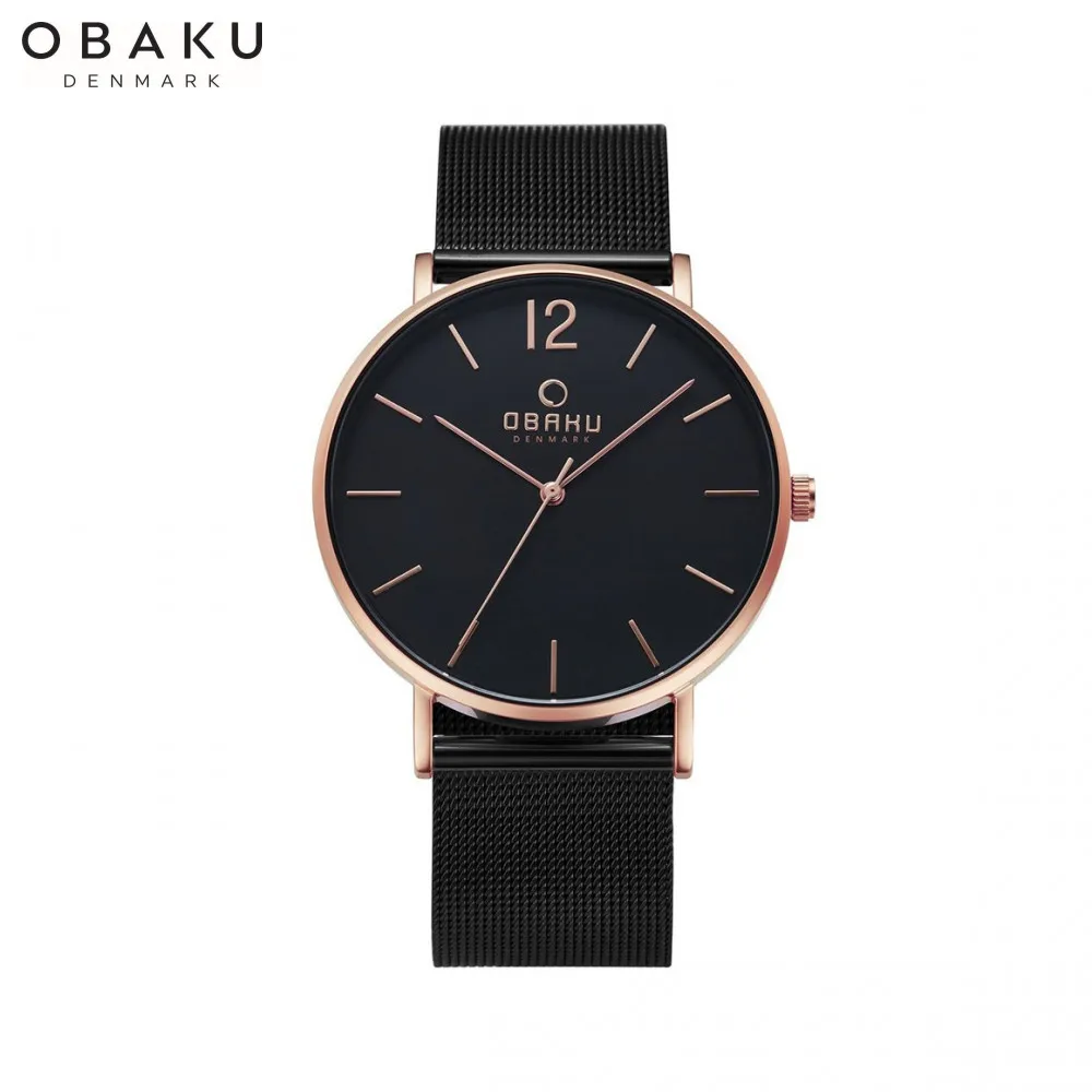 Наручные часы Obaku V197GXVBMB мужские кварцевые на браслете