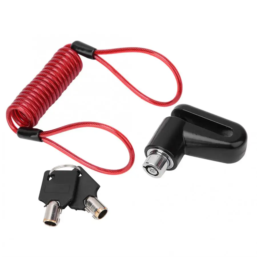 

Scooter Disc Brake Lock Reminder Cable Plastic Anti-Theft Disc Brake Lock Reminder Cable for Xiaomi Mijia M365 Electric Scooter