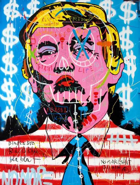 Modern Canvas Poster Painting Street Art Pictures Graffiti Art Painitngs on The Wall Art Posters and Prints Home Decoration IKU44