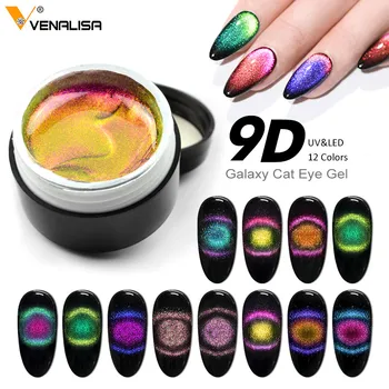 

Magnetic 9D Cat Eye UV Gel Nail Polish Magnet Laser 5ml Nail Art Varnish Starry Soak Off UV Gel Nail Art Lacquer gel