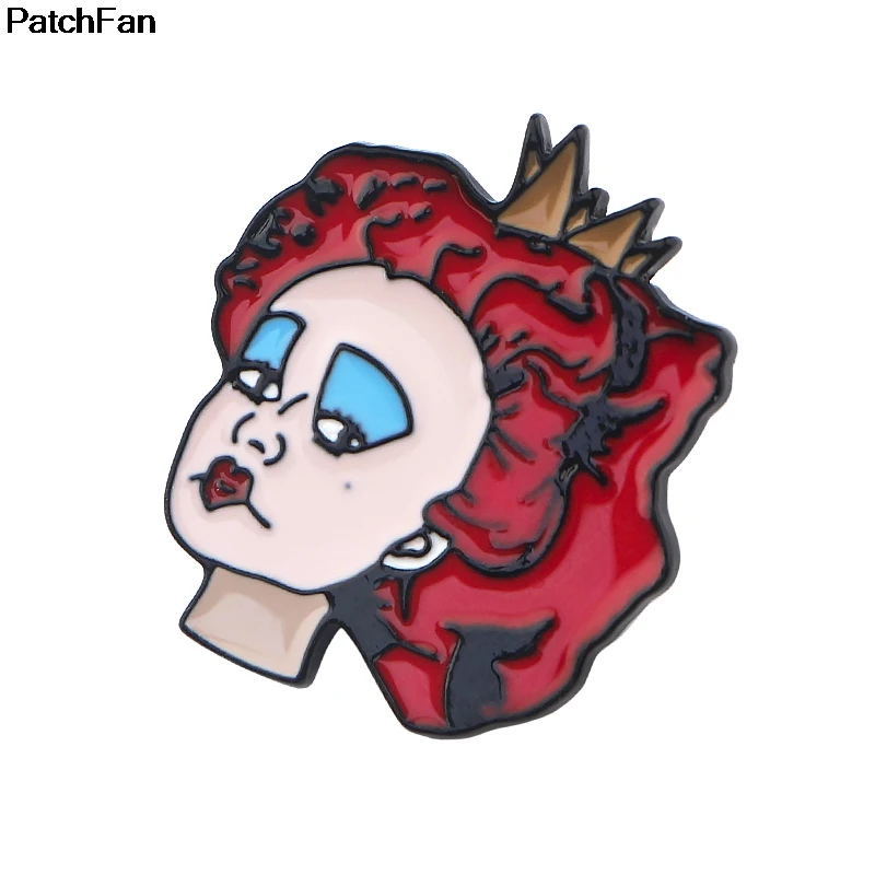 A2609 Patchfan модные популярные забавные очаровательные милые Мультяшные булавки для детей, мужчин, женщин, броши, аксессуары для одежды, ювелирные изделия, значки