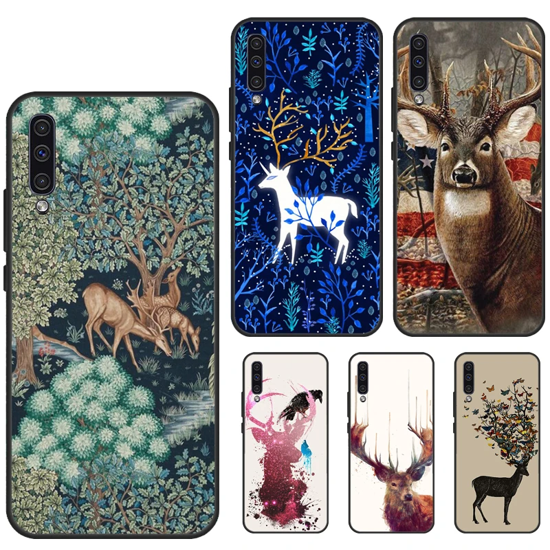Чехол с изображением оленя для Samsung A32 A12 A42 A52 A72 A31 A51 A71 A20e A21S A02 A10 A30S A40 A50 A70 |
