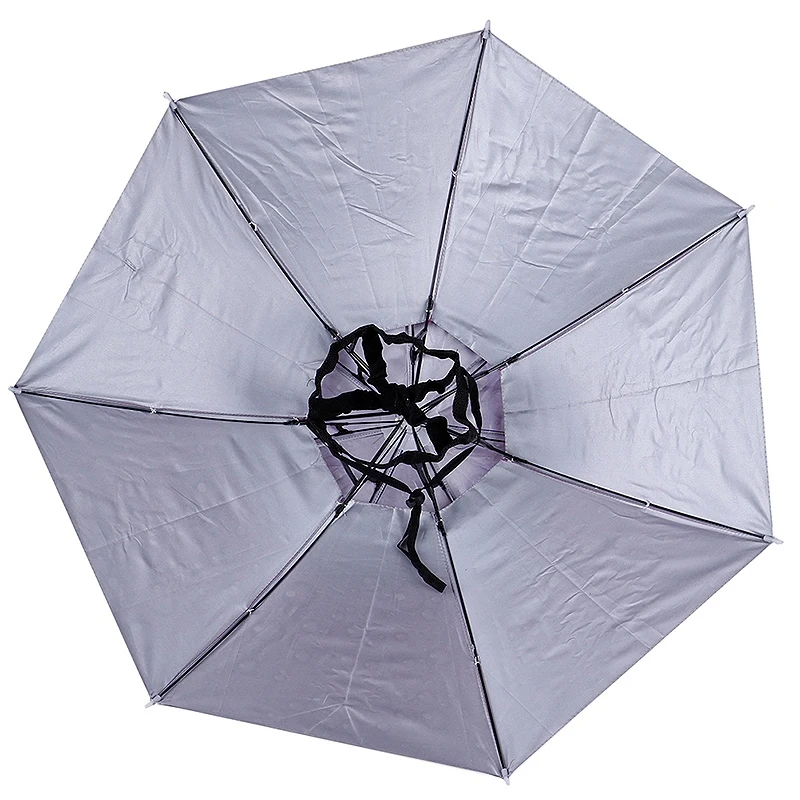 Outdoor Large Double Layer Fishing Umbrella Hat Cycling Hiking Camping Beach Sunshade Sunny Rainy Cap for Men Women Kids