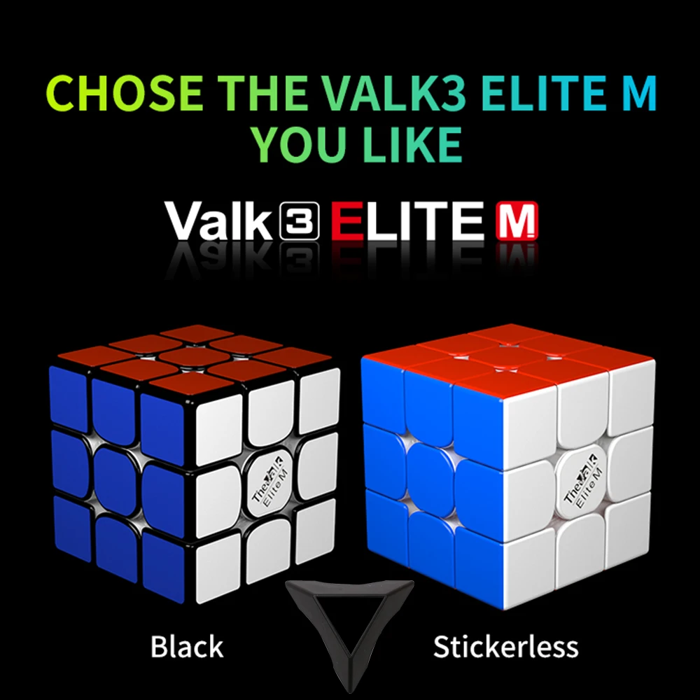QiYi Valk3 Elite M 3x3 профессиональная магнитная наклейка MoFangGe для скоростного кубика s