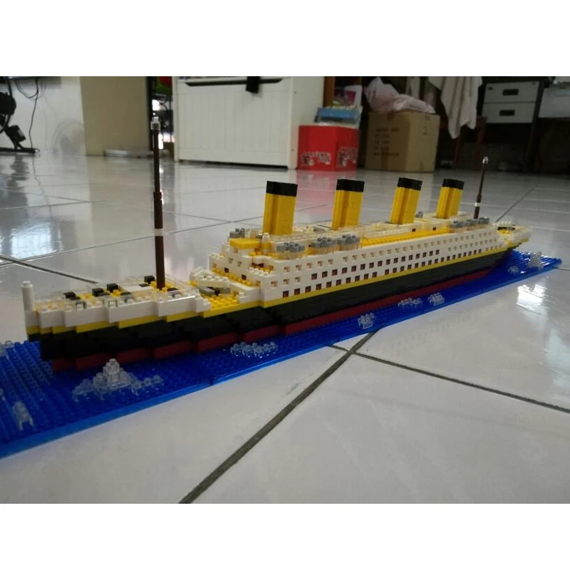 Корабль из фильма Титаник модель кораблекрушения Iceverg DIY 1860 шт Мини Алмазные