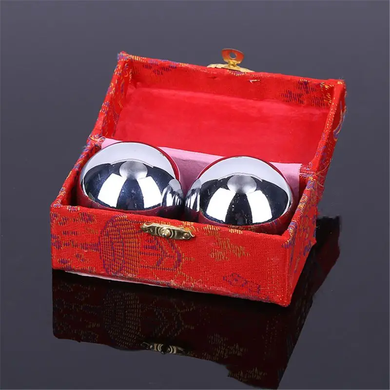 

One Pair Chinese Health Balls Baoding Iron Ball Massage Balls For Hand Therapy