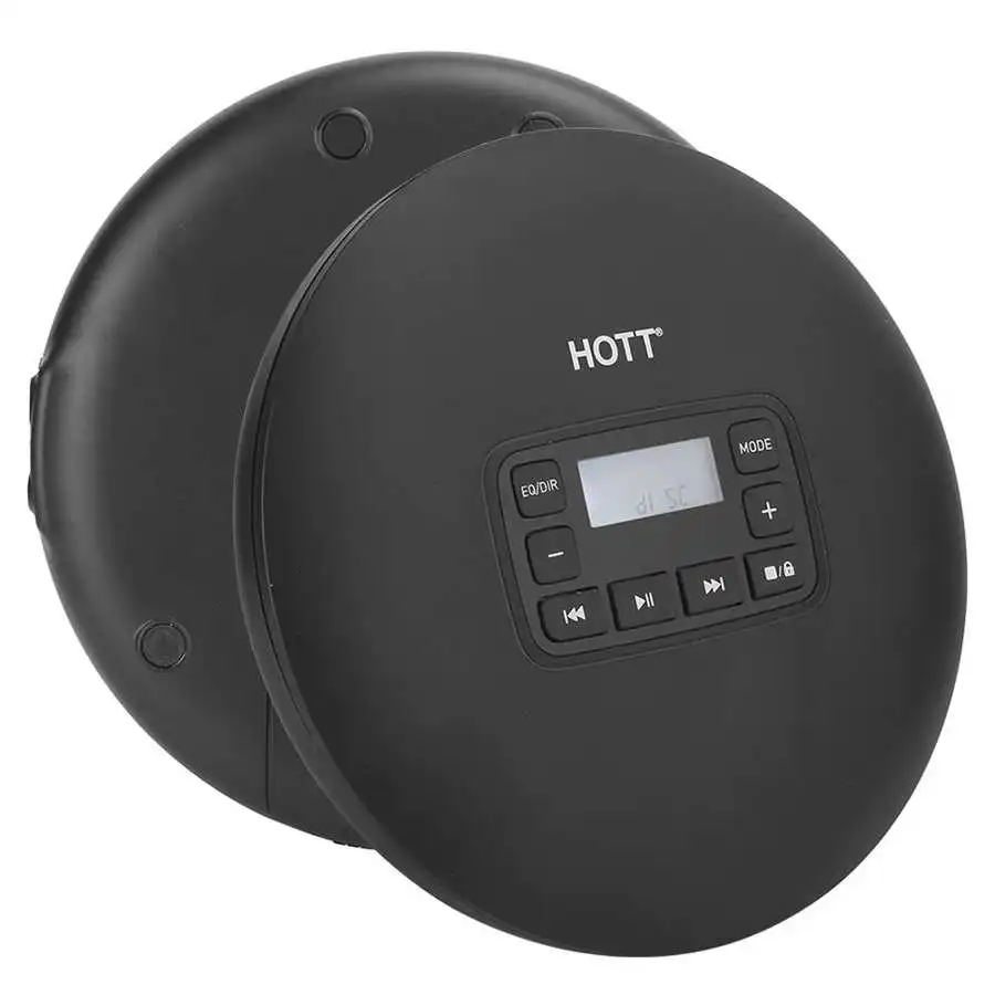 Перезаряжаемый портативный CD плеер HOTT музыкальный проигрыватель HIFI с объемным