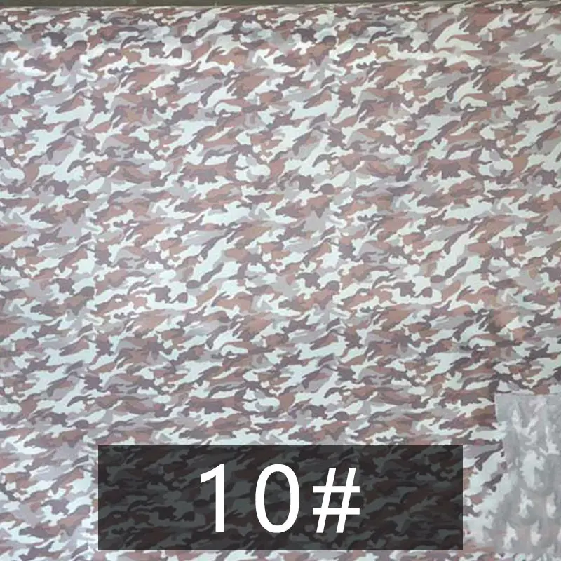 190T тонкая камуфляжная ткань тафты, водонепроницаемый полиэстер с полиуретановым покрытием, ткань для шитья палатки 66D 45*150 см/шт TJ0525 - Цвет: 10