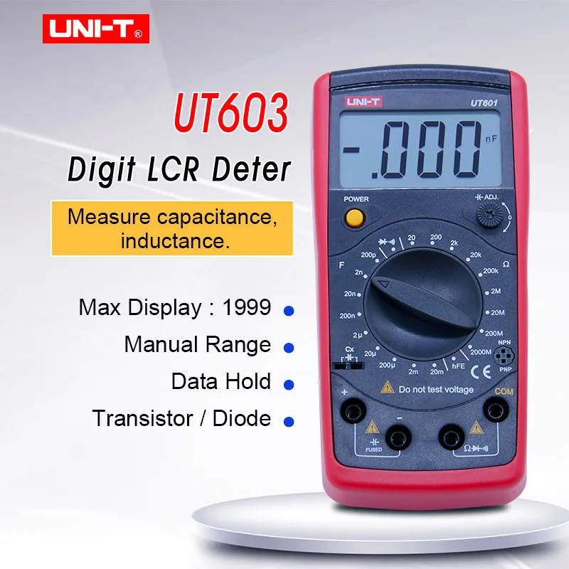 Современные тестеры UT603 измеритель индуктивности LCR конденсаторы Омметр с hFE