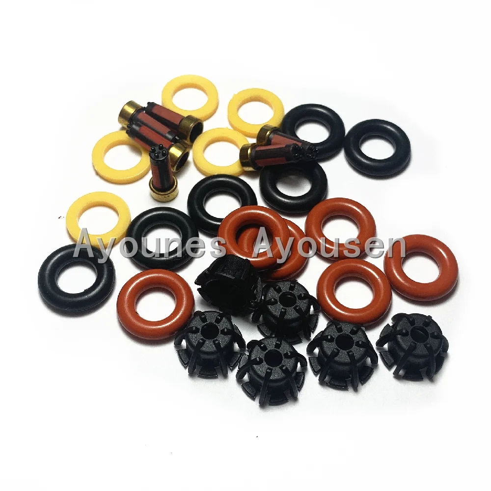 6sets Fuel Injector Repair Kit 0280150440 13641703819 For BMW E60 E39 520i 523i 525i 528i E36 328i E36 car replacement AY-RK004 injector washer shims fuel injector cleaner diesel injector tube fuel injector removal tool