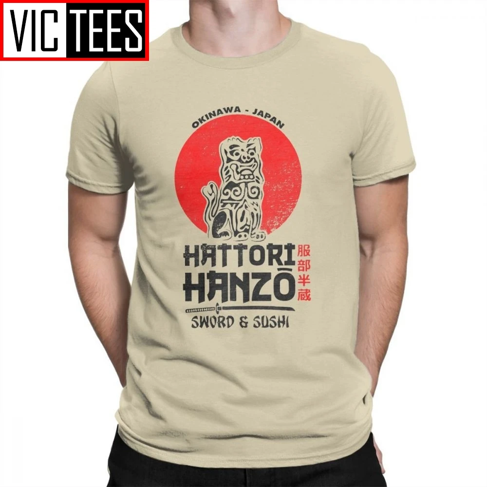 

Hattori Hanzo Warrior T Shirt Tops Round Neck Short Sleeves Teenage Tees Funny 100% Cotton T-Shirt for Men