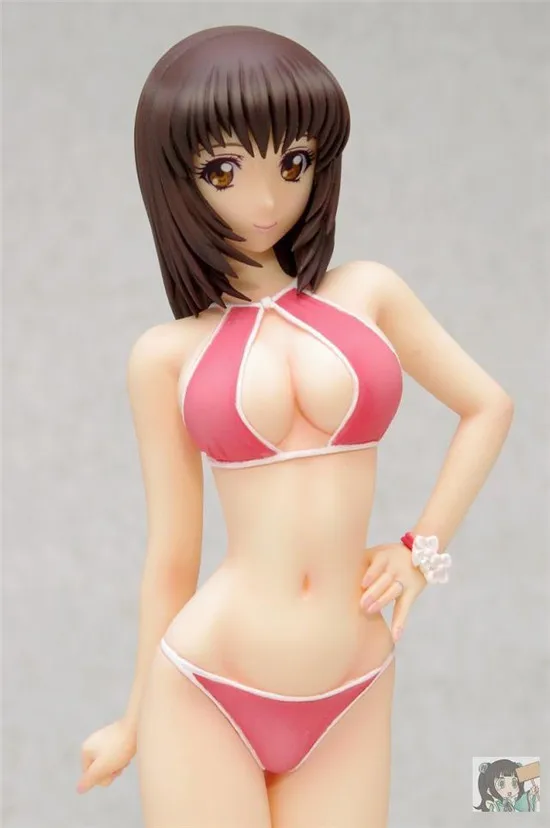 

16cm Asuka Sugo Bikini Action Figure Pvc Girl Sexy Swimsuit Figure NEON GENESIS EVANGELION Colection Toys Adult Anime Figure