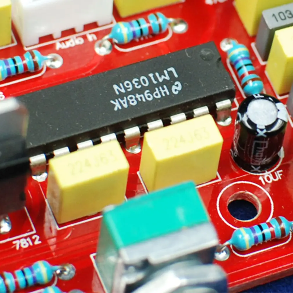 LM1036 OP-AMP HIFI усилитель предусилитель громкости тон эквалайзер плата управления DIY KIT и готовой продукции
