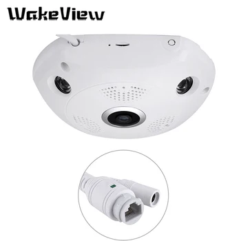 

WakeView 360 Camera 2MP 4MP IP Fish Eye Panoramic 1080P WIFI CCTV 3D VR Video IP Cam Micro SD Card Audio Remote Home Monitoring