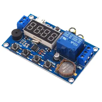 

DC 5V Real time Timing Delay Timer Relay Module Switch Control Clock Synchronization Multiple mode control Wiring diagram