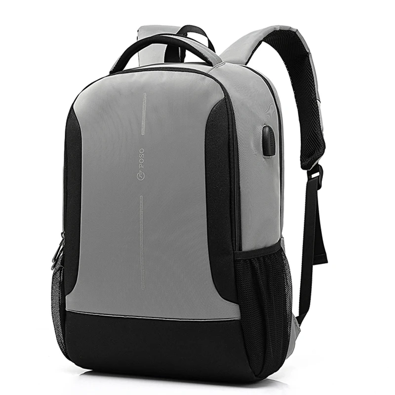 POSO USB Charging Notebook Backpack Men 