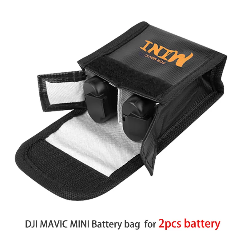 DJI Mavic мини батарея безопасный защитный чехол для хранения взрывозащищенные аксессуары - Цвет: for 2 pcs battery
