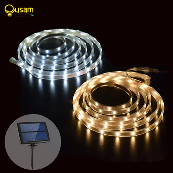 

Street Garland Lights 90LED Rubber Waterproof Strip Solar Powered Outdoor Lighting On Solar Energy For Terrace Garden Decoration