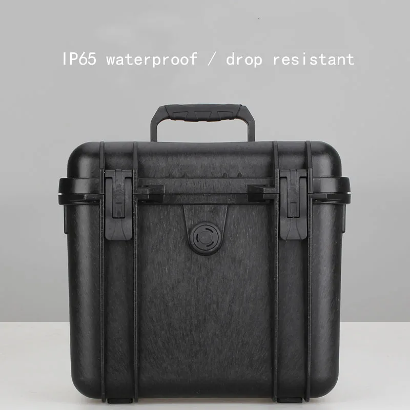 Tool Case Plastic Box Storage Box Storage Case Tool Box ABS Plastic Safety Equipment ToolBox Waterproof Sealed Tool Box Impact Resistant Tool Case Suitcase With Pre-cut Sponge
