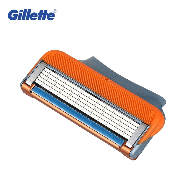 Men Razor Blades Original Gillette Fusion Power Shaving Blade Cassettes Shaver for Men Shaver Beard 4pcs / Pack