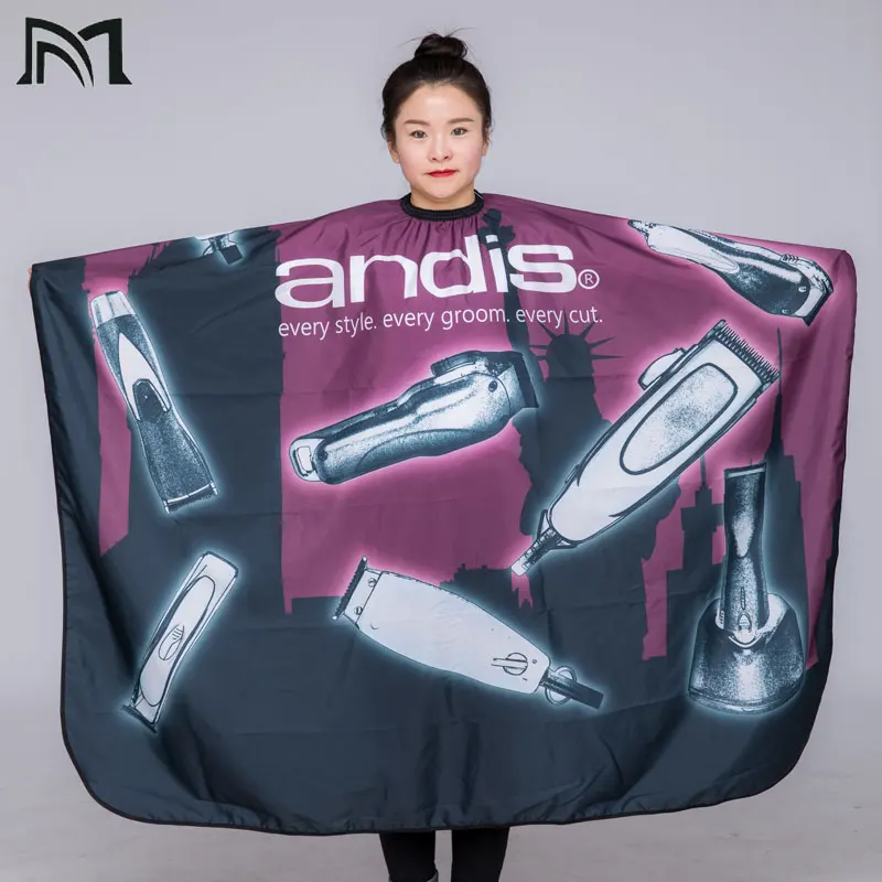 Парикмахерская накидка водонепроницаемая тканевая для стрижки волос 140*160 см 1 шт.