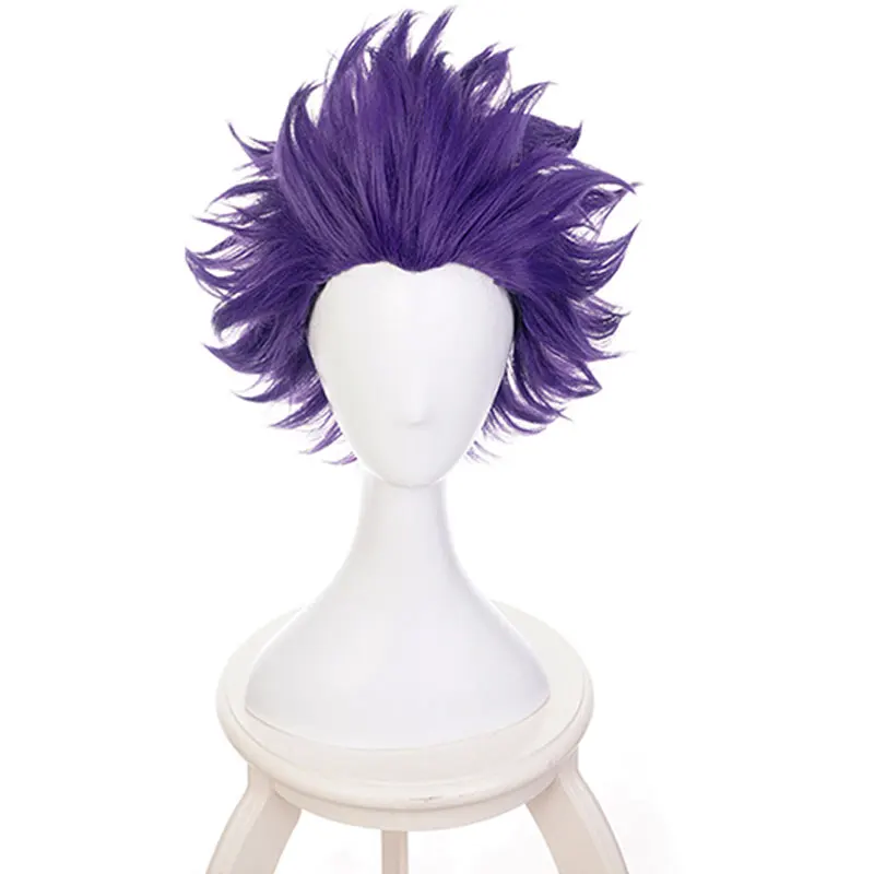 Boku No Hero Academy Shinsou Hitoshi Shinso Косплей Парик Костюм мой герой Academy короткие фиолетовые парики синтетические волосы с париком