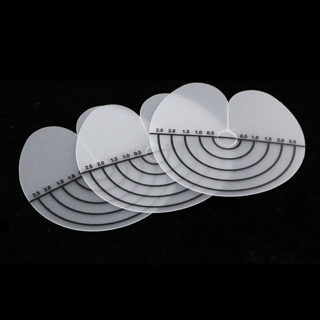 50PCS Single Hole Plastic Scalp Protector Spacer Template Heat/Glue Shield Separator with Scale Fusion Hair Extension Tool Kits