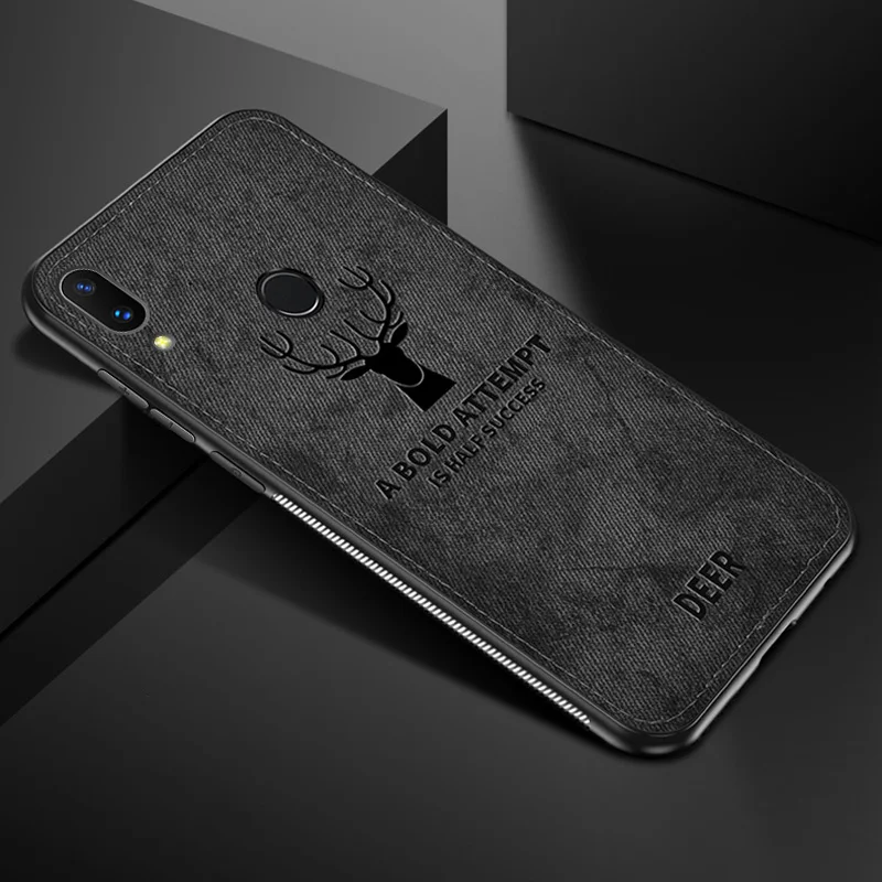 Black На Redmi Note 8 Pro Note7 Note 7 Pro Чехол Redmi Note 6 Pro Antler текстурированное покрытие мягкая ткань бампер Coque на Redmi 7a 7 Pro Coque - Цвет: Black