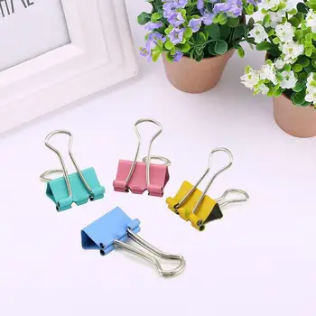 

File Folder Clip for Paper School Clips Binder Clamp Metal Office 60Pcs Folder Clip