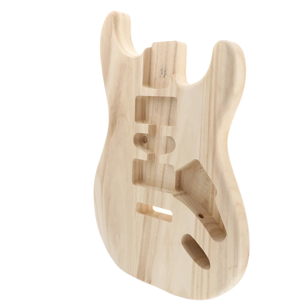 1pc Sycamore Guitar Unfinished Body Barrel for ST Electric Guitar Parts