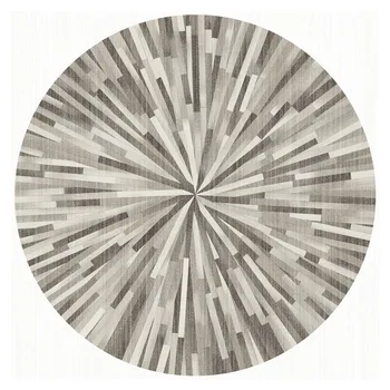 

Nordic modern simplicity circular carpet living room bedroom study thickened computer chair swivel chair basket mat area rug