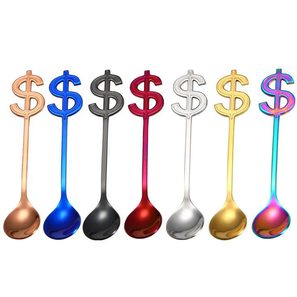 304 Stainless Steel Coffee Spoon Creative Spoon Coffee Stirring Spoon Christmas Gift Kitchen Accessories Tableware