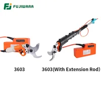 FUJIWARA elektryczne nożyce do przycinania 36V bateria litowa High Branch nożyce do żywopłotu 0-45mm średnica wykończenia 1.2-1.8m drążek teleskopowy 5