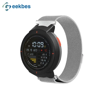 

Huami Amazfit Verge 3 Strap Replacement Watch band 20mm Metal Milan Magnetic Suction Watch Strap