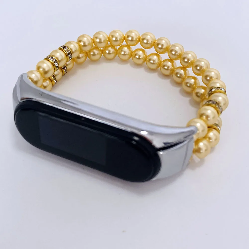 Stretchy Strap for Xiaomi Mi Band 6 Mi5 Bracelet for Women Mi Band 5/4/3 Wristband Accessories Miband Watchband Jewelry Elastic Stretchy Strap for Xiaomi Mi Band 6 Mi5 Bracelet for Women Mi Band 5/4/3 Wristband Accessories Miband Watchband Jewelry Elastic