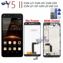 Для huawei Y5II Y5 II Y5-2 CUN-U29 CUN L23 L03 L33 L21 L01 Honor 5A LYO L21 L01 ЖК-дисплей сенсорный экран стеклянная сборка Рамка