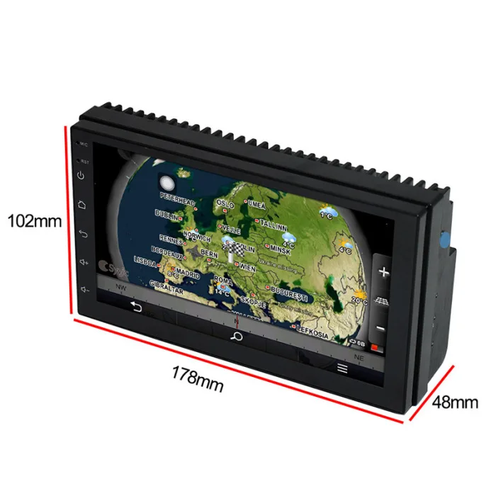7 дюймов экран автомобиля gps навигация WiFi стерео MP5 плеер FM радио универсальный высокой четкости GK99
