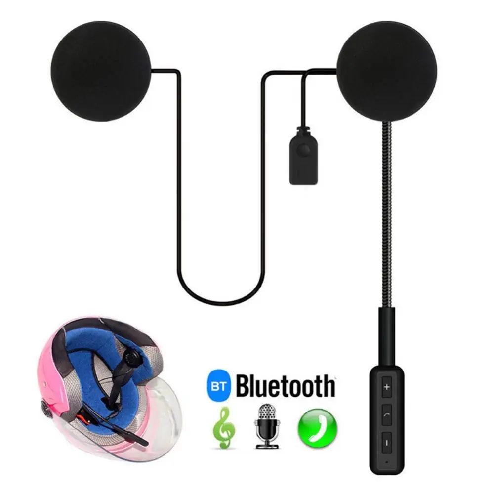 

MH01 Bluetooth 5,0 перезаряжаемая гарнитура для мотоцикла гарнитура для шлема наушники гарнитура для шлема
