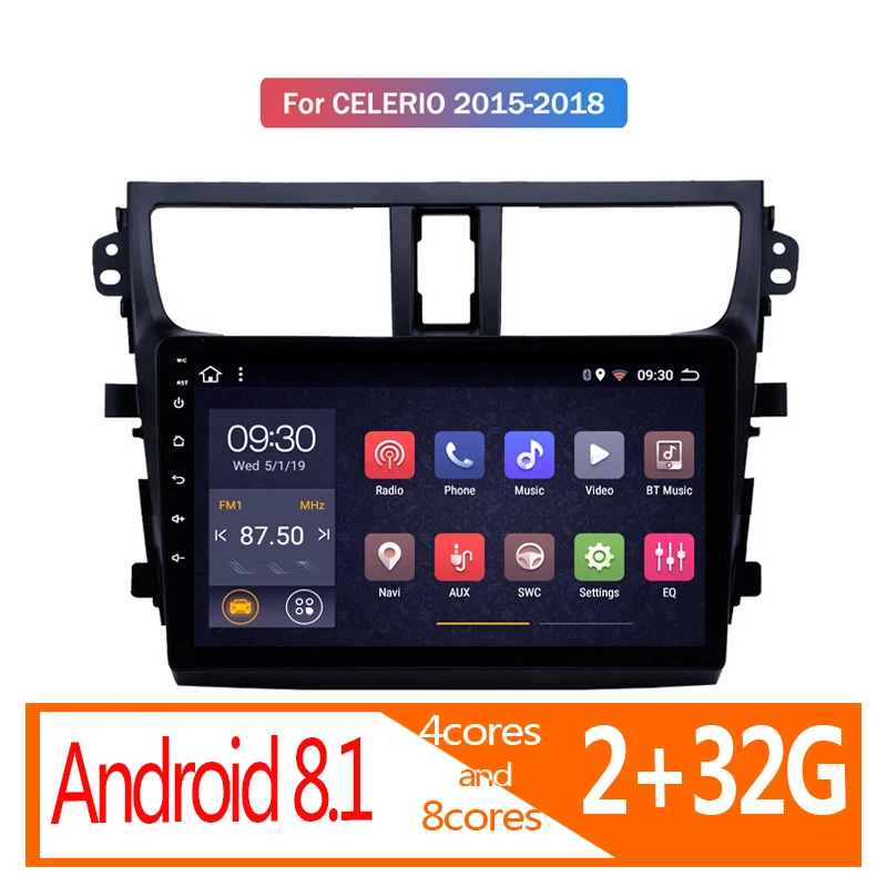 2G RAM Android Car Radio for Suzuki Celerio 2015 2016 2017 2018 autoradio coche audio auto stereo GPS navigator vehicle player | Автомобили
