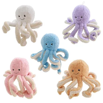 

18cm Creative Cute Octopus Plush Toys Octopus Whale Dolls & Stuffed Toys Plush Small Pendant Sea Animal Toys Children Baby Gifts