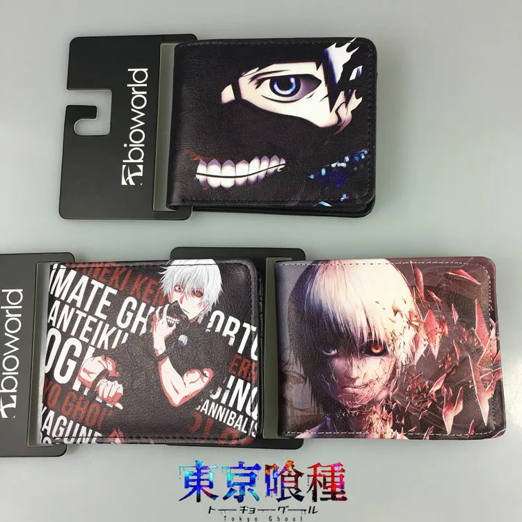 IVYYE одежда с надписью «Tokyo ghoul модные аниме PU кошелек из мягкой кожи клатч, сумочка для денег кошелек на молнии монета Повседневное кошельки карты унисекс подарки на