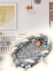 Детская кроватка для новорожденных, кровать для отдыха, дышащая Гипоаллергенная хлопковая портативная моющаяся кроватка для путешествий
