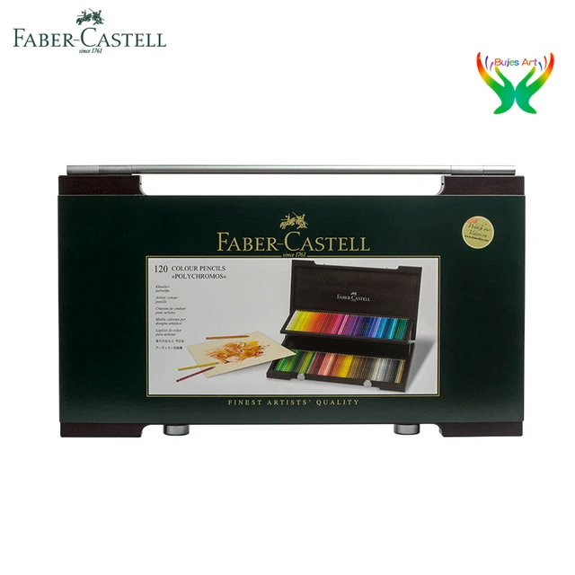 Faber Castell Polychromos Artists Color Pencils - Wood Case of 120 - 110013