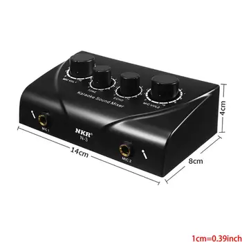 

Karaoke Sound Mixer Professional System Portable Mini Digital Sound US plug R9UB