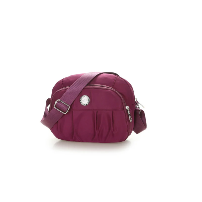 

Solid Color Casual Wild Shoulder Bag Oxford Cloth Handbag New Female Tide Messenger Bag Waterproof Tablet Bag