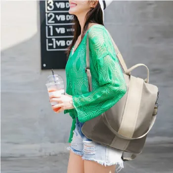 

Women's Backpack Purse Anti-Theft Rucksack Waterproof Oxford Cloth School Bag