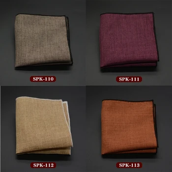 

Suit Pocket Towel Dress Men's Business Small Square Handkerchief Solid Cotton Head Wrap Neck Scarf Wristband Handkerchief