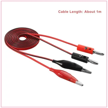 

Alligator Probe Electrical Test Leads Clip Pin Banana Plug Cable For Digital Multimeter Wire Pen Cable Testing Tool